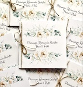 Zaproszenie komunijne eko sznurek 2