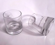 Szklanka do whisky logo JOHNNIE WALKER Grube szkło Oryginalny kształt 300ml