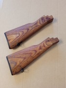 Sklejkowa kolba Akm. Oryginał z okresu LWP.