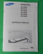 Instrukcja obsługi magnetowidu Samsung – seria SV