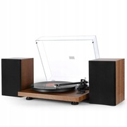 BY ONE BS017 Gramofon HIFI System z Głośnikami BLUETOOTH 36W