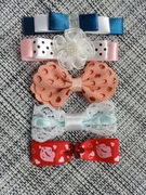 Kolorowe kokardki do opasek dziecięcych