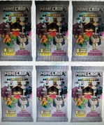 ORYGINAŁ PANINI 6 SASZETEK PO 8 KART = 48 KART PANINI MINECRAFT CHALLENGES