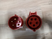 Wtyka i gniazdo siłowe trójfazowe 32A/5 mufa zestaw