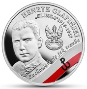 Moneta 10zł Henryk Glapiński "Klinga" 2017 + folder UNC