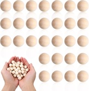 Zestaw 100 Drewnianych Kulek – 16 mm