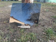 Szyba drzwi lewy tył Suzuki SX4 scross 