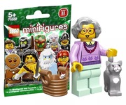 Babcia z kotem - LEGO 71002 Minifigures - Seria 11