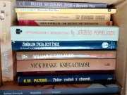 Karton książek wyprzedaż 14 sztuk 