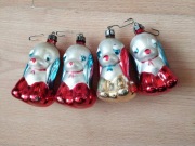 Bombka choinkowa piesek PRL