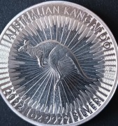 1 Dollar, Australia, 2022r. Kangur, 1 Oz. Ag 