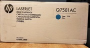 Toner oryginalny HP Q7581AC