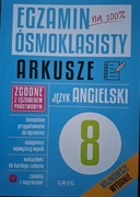 Egzamin ósmoklasisty na 100% język angielski arkusze