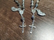 Różaniec do auta z nasionek łzy Hioba 