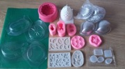 Formy do mydła, kul do kąpieli, gipsu.