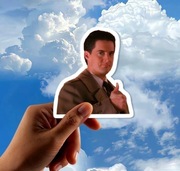 Naklejka –Agent Cooper | Twin Peaks | Lynch | TV Serial | Thriller | Horror