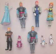 KRAINA LODU / ZESTAW 9 FIGUREK / MATTEL / DISNEY