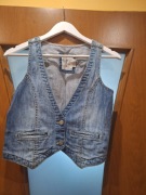 Dziewczęca kamizelka dżinsowa H&M kids