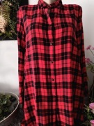 Koszula/ tunika w kratę Cropp M 