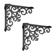 zestaw 2 antycznych wsporników półek