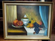 Obraz olejny " Martwa natura " 93x73cm