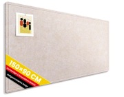 Tablica korkowa filcowa 150x90 cm XXL pinezki ścienna