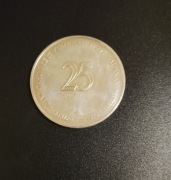 Malezja. 25 ringgit. 1976. Srebro.