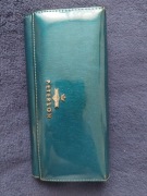 Portfel Peterson turkusowy, skórzany