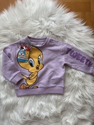 Bluza niemowlęca 74 fioletowa Tweety