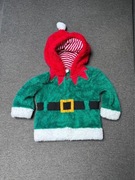 Sweter świąteczny święta elf 6-9msc 68-74cm elf pomocnik mikołaja