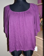 192^ evans krótka bluzka hiszpanka z bawełny   56/58