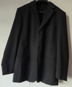 Czarny garnitur męski VERNET rozmiar 182/104/90