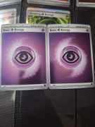 Zestaw 2 Kart Pokemon Energia psychiczna Psycho MEE 005 HOLO REVERSE