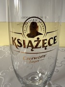 Szklanka Książęce Czerwony Lager 0.5l do Piwa Lata 90 Kolekcjonerska Klasyk
