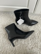 Botki czarne skórzane GEOX 36/ 36,5 nowe