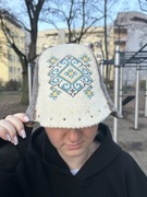 Czapka do sauny, 100 % wełna owcza