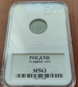 10 gr - 386 - 1975 Grading MS63