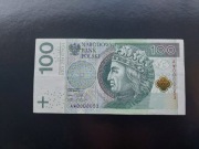 100zl AW0000053 Niski numer 2012r