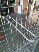 Haki metalowe + cenówki sklepowe na kratę / kratownicę 20cm 47szt.