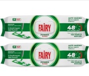 2 x FAIRY WKŁADY DO MOPA NAWILŻANE ŚCIERECZKI BEZ SMUG 50 SZTUK