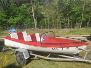 Łódz wędkarska z silnikiem 25kw