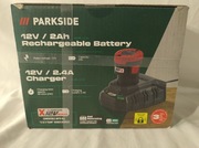 Zestaw 2x Akumulator Bateria Ładowarka 12v Parkside 
