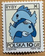 3464y, ** czysty, Znaki Zodiaku (12) - Ryby