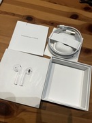 Oryginalne pudełko, AirPods with Wireless charging, kabel ladowania