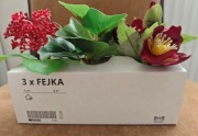 3 szt. mała fejka Ikea doniczka wys. 6 cm - edycja limit. - cena za komplet