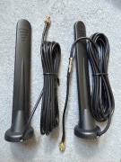 Antena 5G / LTE / GSM Full Band z przewodem 3 m – SMA / TS9