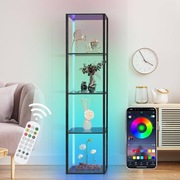 Regał z Oświetleniem Led Rgb, 5-poziomowa 160x29x39