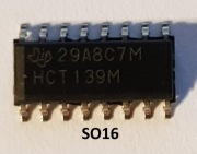 74HCT139M   Dual 2-to-4 line decoder/demultiplexer