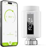 Maxcio Inteligentny termostat grzejnikowy, Wi-Fi, cyfrowy 