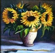 Obtaz olejny Słoneczniki 